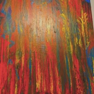 Original paintings of the forest in fall